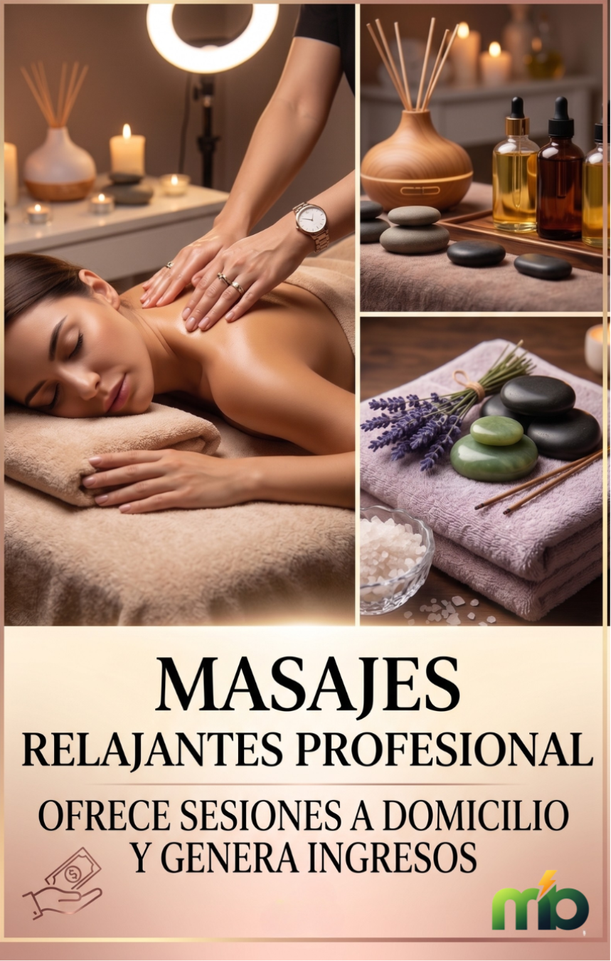 Pack Oro: 3 Cursos en 1 (Manicura + Maquillaje + Masajes)