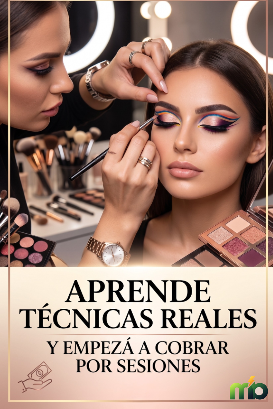 Pack Oro: 3 Cursos en 1 (Manicura + Maquillaje + Masajes)