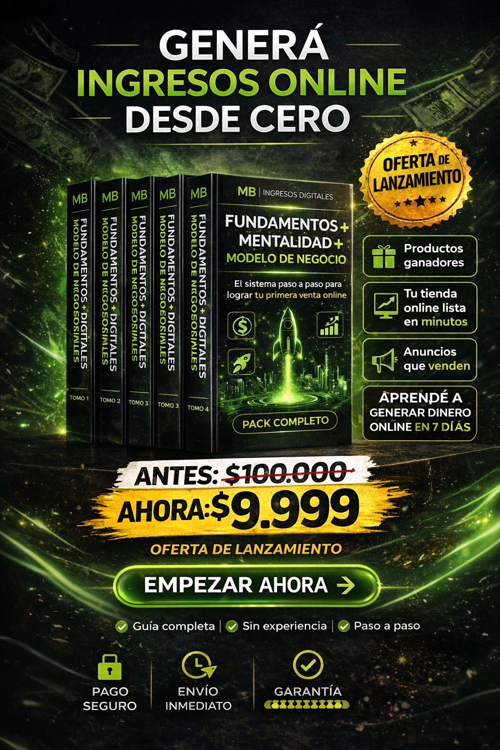 Generá ingresos online desde cero con un sistema simple, probado y de bajo costo