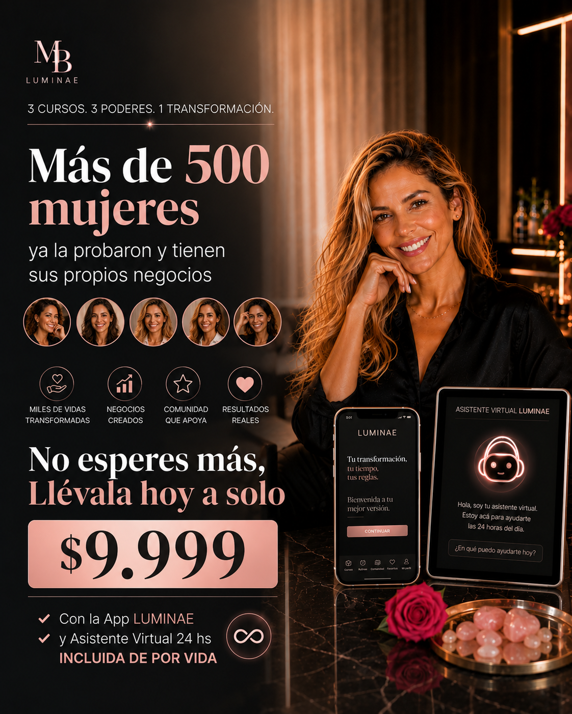 Luminae — Curso Completo + App + Asistente Personal 24/7