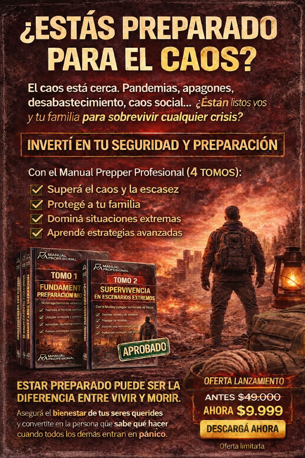 Sobreviví al caos: Protegé a tu familia antes de que sea tarde